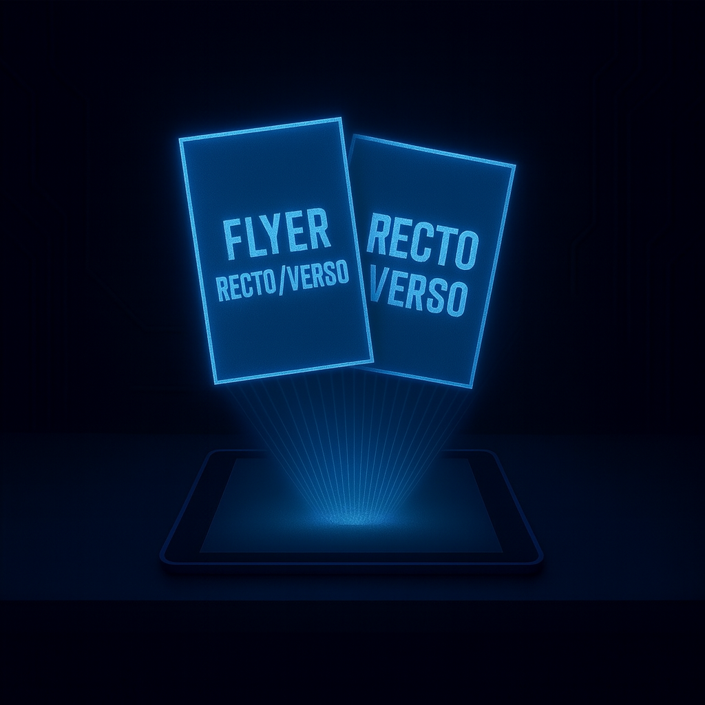 Flyer Recto/Verso – Votre message, deux fois plus d’impact