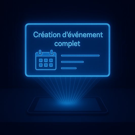 Création d’Événement Complet – Transforme ton concept en expérience unique